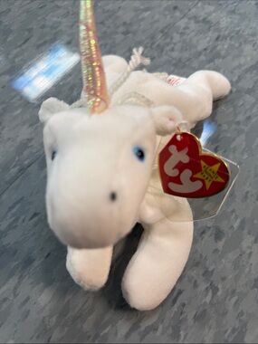 Ty White Unicorn Mystic Plush